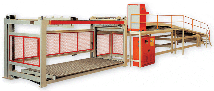 corrugated cardboard lift stacker